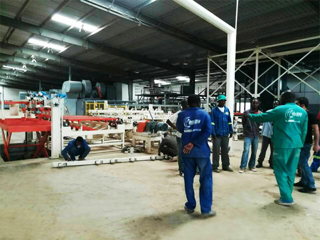 赞比亚石膏板生产线