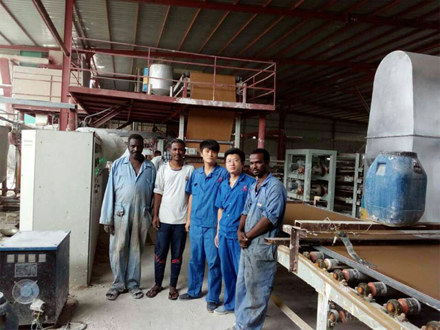苏丹石膏板生产线