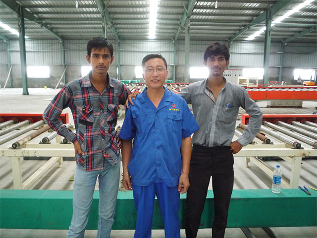 印度石膏板生产线